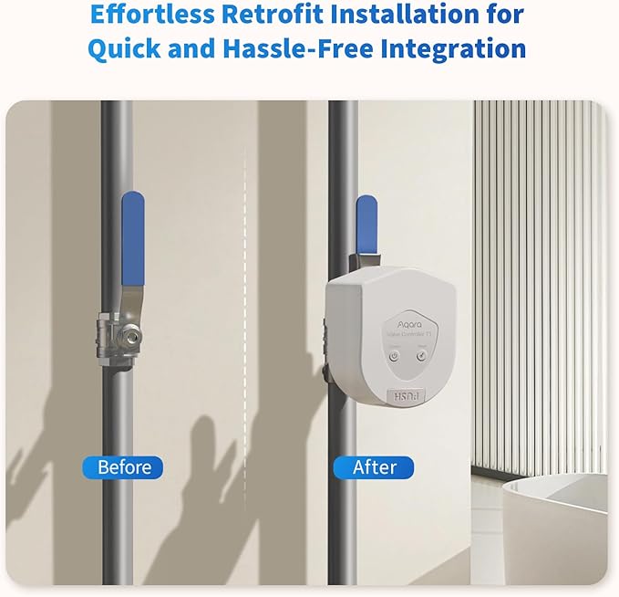 Aqara Smart Valve Controller T1, Matter Over Bridge, Requires Aqara Zigbee 3.0 - Image 5