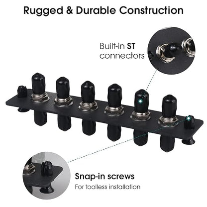 6 Simplex ST Fiber Patch Panel - Image 6