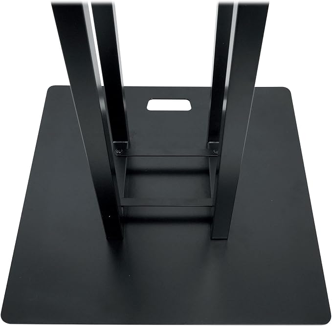 Rockville RTP33-TV Black Totem DJ Speaker/Lighting Stand, Detachable TV Mount - Image 2