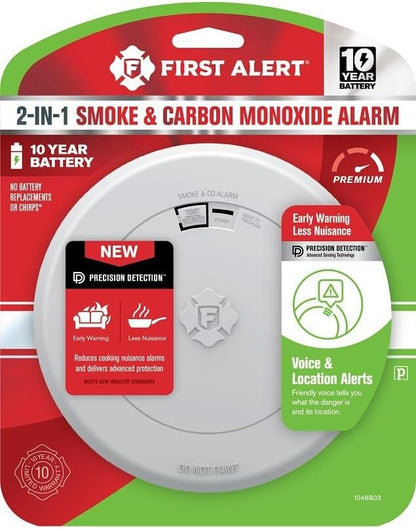 First Alert 10 Year Battery-Powered Photoelectric Smoke and Carbon Monoxide - Image 3