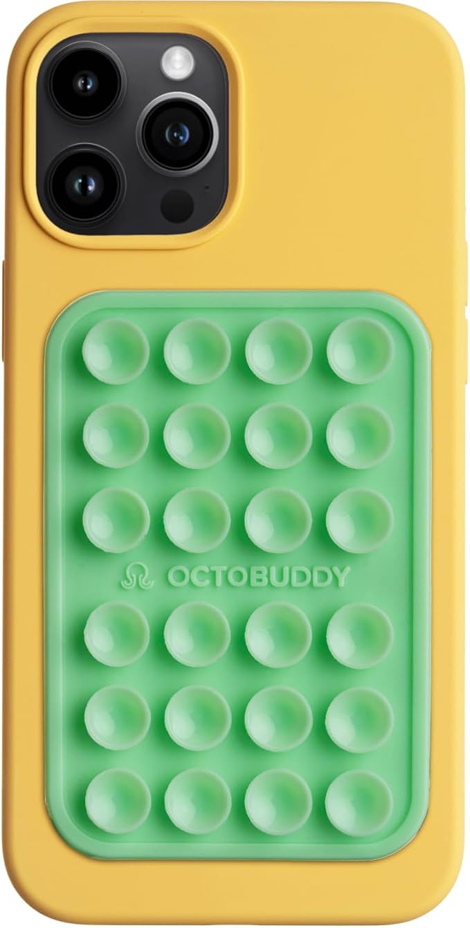 Classic MAX - Silicone Suction Phone Case Adhesive Mount - Hands-Free, Strong by Octobuddy