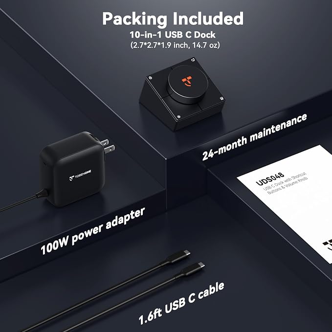 TobenONE 10-in-1 Shortcut-Key Docking Station - Image 9