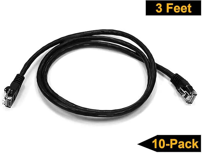 iMBAPrice 25' Cat5e Network Ethernet Patch Cable, 10 Pack - Image 4