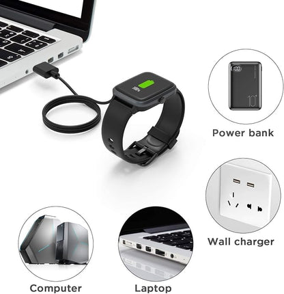 Lamshaw Compatible with TOOBUR IDW16 Smart Watch Charger, Magnetic USB Cable - Image 5
