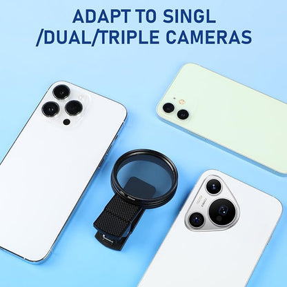 52mm Clip-on CPL Phone Camera Filter Kit, Circular Polarizer Filter, CPL - Image 7