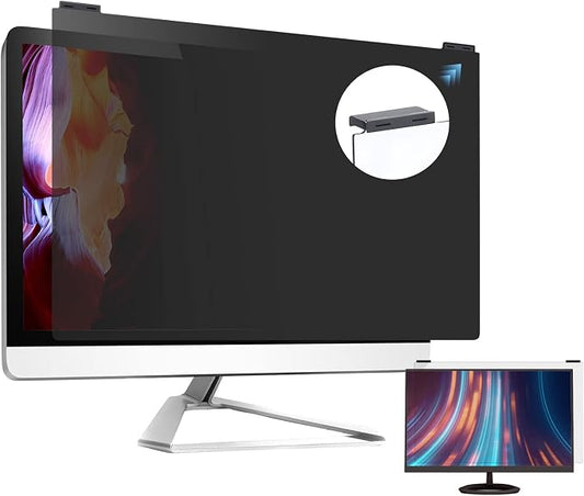 Computer Privacy Screen Filter 24 Inch, 9H Hardness Hanging Computer Screen by Verponity