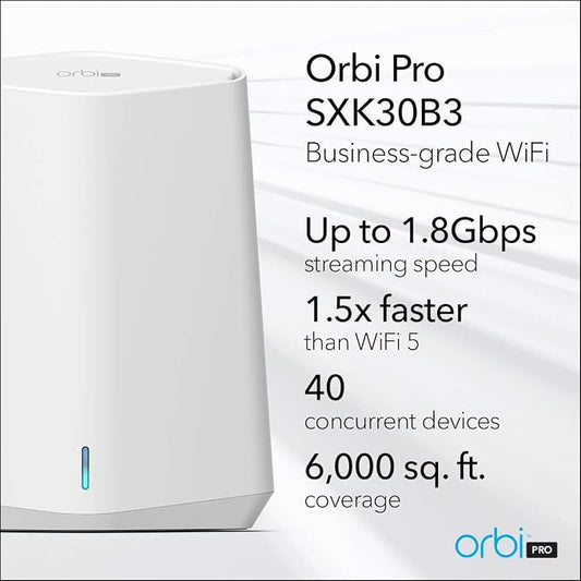 NETGEAR Orbi Pro WiFi 6 Mini Mesh System | Router - Image 2