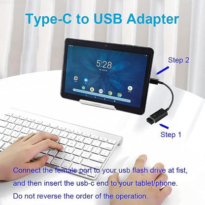 USB C to USB Adapter, Type-C OTG Cable Type C Male to USB A Female Usb to - Image 6