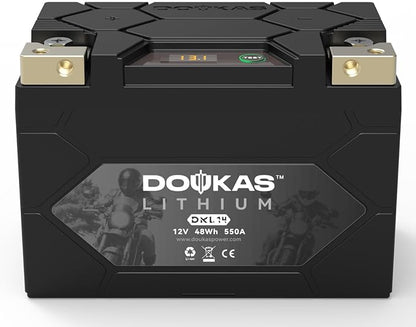 DKL14 550A LiFePO4 Motorcycle Lithium Battery, 12V 4Ah Powersports Battery by NOWSTARTTHEDEVICEIMMEDIAT