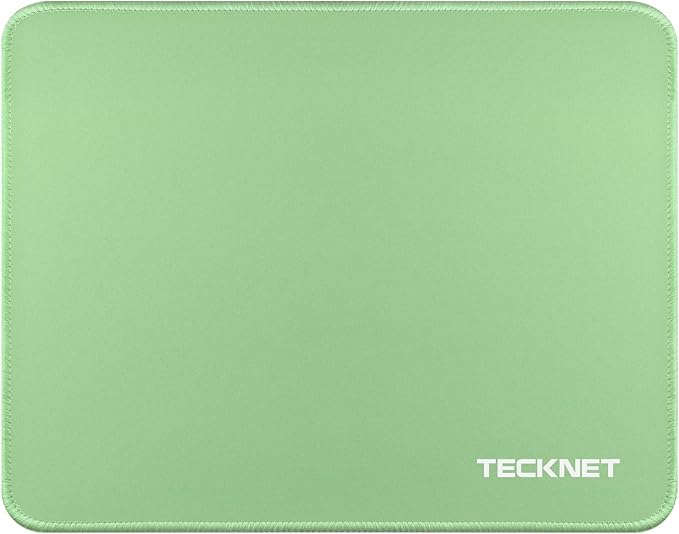 TECKNET Mouse Pad with Anti-fray Stitching, Waterproof Surface & Non-Slip by Tecknet
