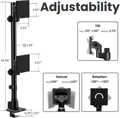 Dual Monitor-Arm Ultrawide Heavy Duty - Image 6