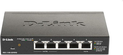 D-Link 5-Port Gibabit Smart Managed PoE Powered Switch/Extender | 2 PoE Ports| - Image 5