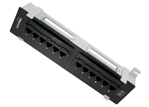 Leviton Cat 5e Flat 12-Port Patch Block by Leviton
