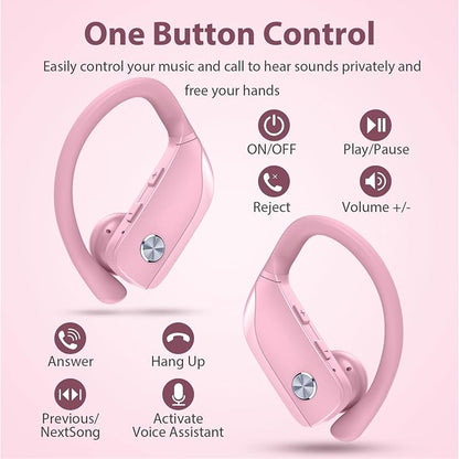bmanl Wireless Earbuds Bluetooth Headphones 48hrs Play Back Sport Earphones - Image 4