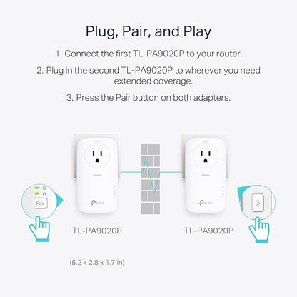 TP-Link AV2000 Powerline Ethernet Adapter TL-PA9020P KIT - Image 5