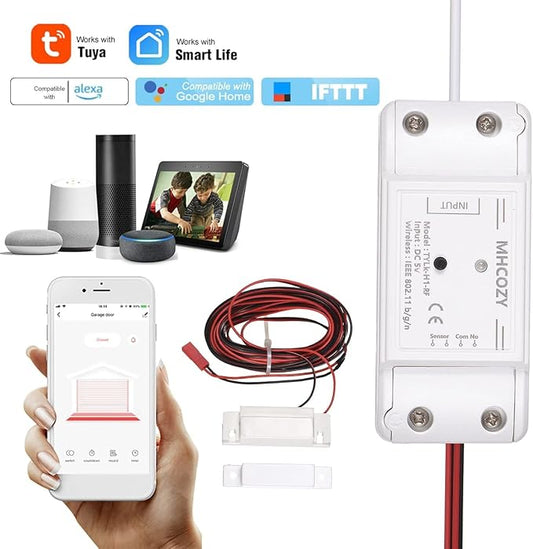 5V WiFi Smar Garage Door Opener Remote Controller, Monitor Garage Open Close - Image 2