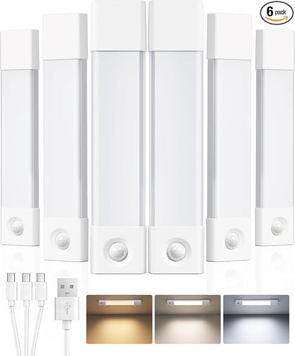 EZVALO 7.8" Rechargeable Motion Sensor Light Indoor, Wireless Closet Lights by EZVALO