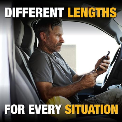 DEWALT Heavy Duty USB A to Lightning Cable Durable iPhone Charger, Lightning - Image 7