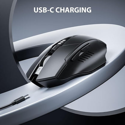 INPHIC Multi-Device Bluetooth Mouse, Upgraded Visible Battery, 2400 DPI - Image 6
