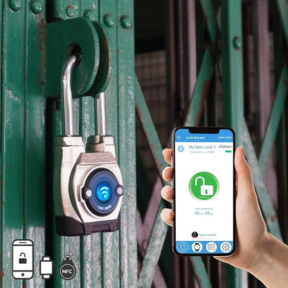 5th GEN Outdoor Smart Padlock – Keyless Bluetooth & NFC Lock, Weatherproof - Image 4