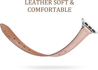 Charlam Slim Leather Band Compatible - Image 3