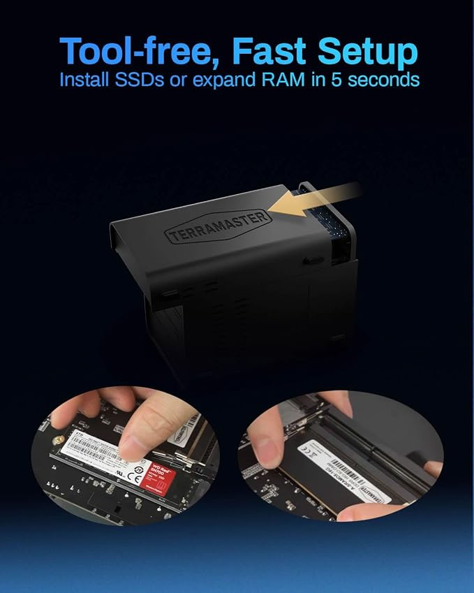 TERRAMASTER F6-424 NAS Storage 6Bay - Image 5
