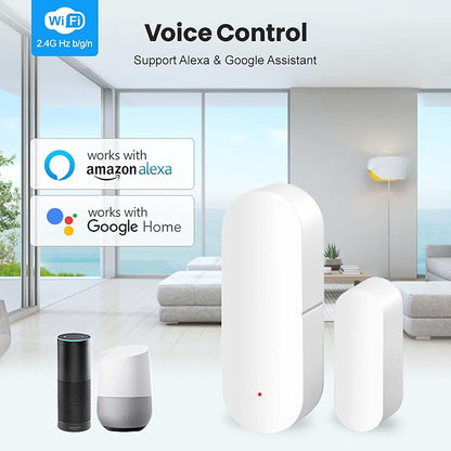 WiFi Door Sensor: Smart Door Open/Closed Detectors, Wireless Window Sensor - Image 3