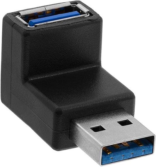 Cmple - 90 Degree USB 3.0 Male to Female Adapter Up Right Angle A Plug to Jack - Image 2