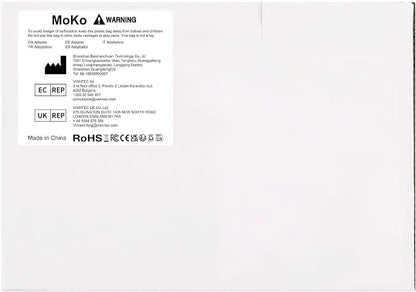 MoKo Ergonomic Foldable Keyboard, Split Portable Folding Bluetooth Keyboard - Image 9