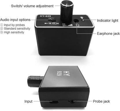 20000X Underground Water Leak Detector, -70D db Double Probe Water Leak - Image 5