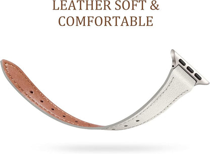 Charlam Slim Leather Band Compatible - Image 3