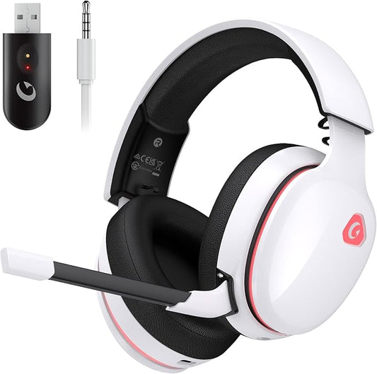 2.4GHz Wireless Gaming Headset for PS5, PS4 Fortnite & Call of Duty/FPS Gamers by Gtheos