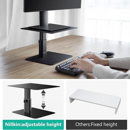 Nillkin Monitor Stand for Desk, Adjustable Height Computer Monitor Stand - Image 2