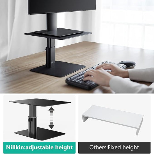 Nillkin Monitor Stand for Desk, Adjustable Height Computer Monitor Stand - Image 2