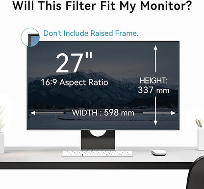 27 Inch Anti Blue Light Anti Glare Computer Screen Protector - Image 8