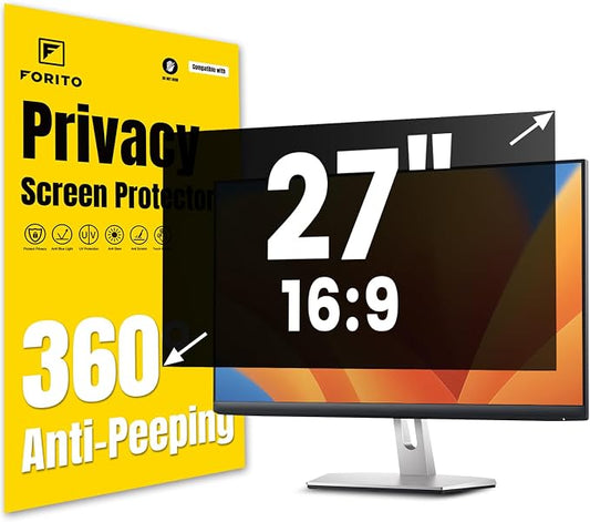 F FORITO 27 Inch 16:9 360°Privacy Screen Protector by FFORITO