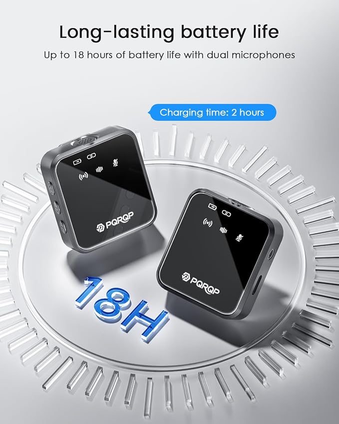 PQRQP 3 in 1 Microphone for iPhone/Android/Camera, Mini Microphone, 328ft - Image 5