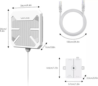 WAVLINK AX3000 Outdoor WiFi 6 Extender, Dual Band Long Range WiFi - Image 7