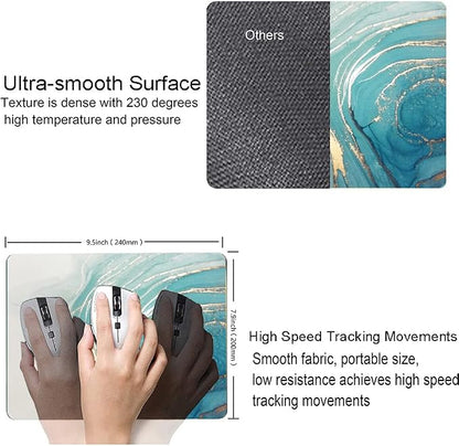 Mouse Pad, Marble Mouse Pad, Square Premium-Textured Mouse Mat Waterproof - Image 3