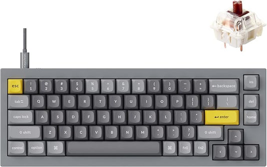Keychron Q2 Wired Custom Mechanical Keyboard, QMK/VIA Programmable Macro by Keychron