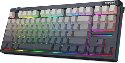 Redragon K729 PRO 80% Wireless Gasket RGB Gaming Keyboard, 3-Mode TKL by REDRAGON