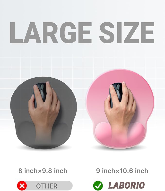 Ergonomic Mouse Pad Wrist Support, Comfortable Mouse Pad Wrist Rest, Relieve - Image 4