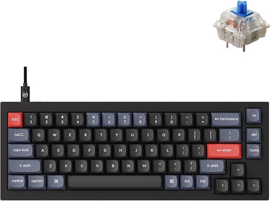 Keychron Q2 Wired Custom Mechanical Keyboard, QMK/VIA Programmable Macro by Keychron