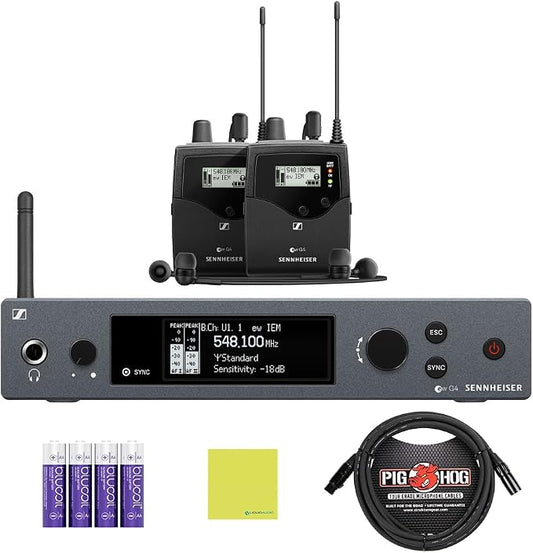 Liquid Audio Sennheiser ew IEM G4-Twin-A Wireless in-Ear Monitoring System by LiquidAudio