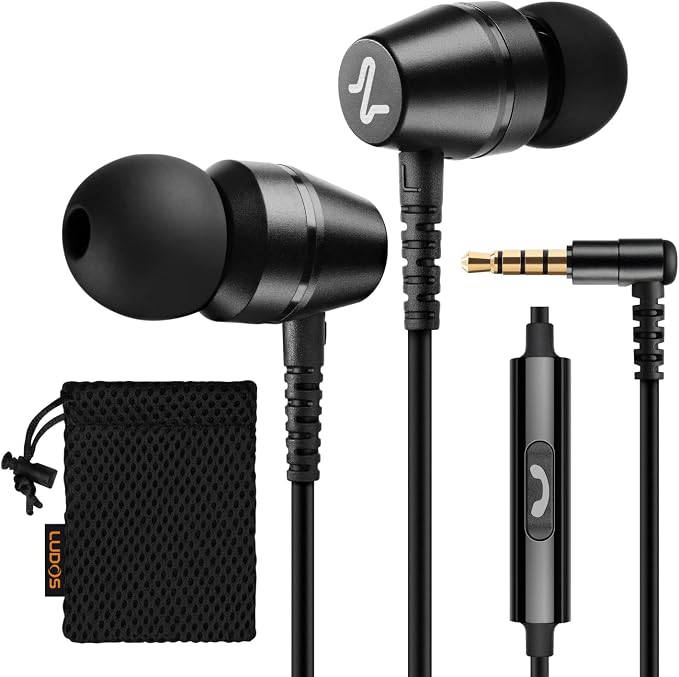 LUDOS OMNITONE Wired Earbuds in-Ear Headphones, 5 Year Warranty, Earphones by Ludos