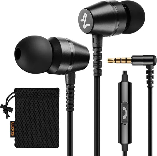 LUDOS OMNITONE Wired Earbuds in-Ear Headphones, 5 Year Warranty, Earphones by Ludos