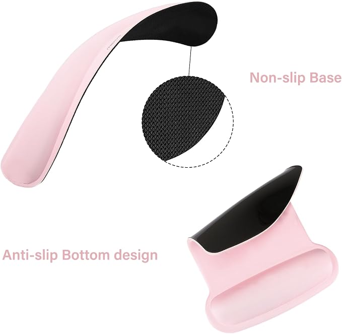 MOSISO Wrist Rest Support for Mouse Pad & Keyboard Set, Ergonomic Mousepad - Image 5