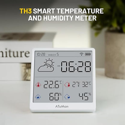 ATuMan TH3 Smart Thermometer Hygrometer - Image 2