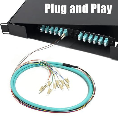 1.5m LC UPC 12 Fibers Multimode Bunch OM3 50/125 LC-UPC Fiber Pigtail - Image 4