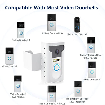 KIMILAR 2024 Upgrade Anti-Theft Video Doorbell Mount, Not Block Doorbell Motion - Image 2
